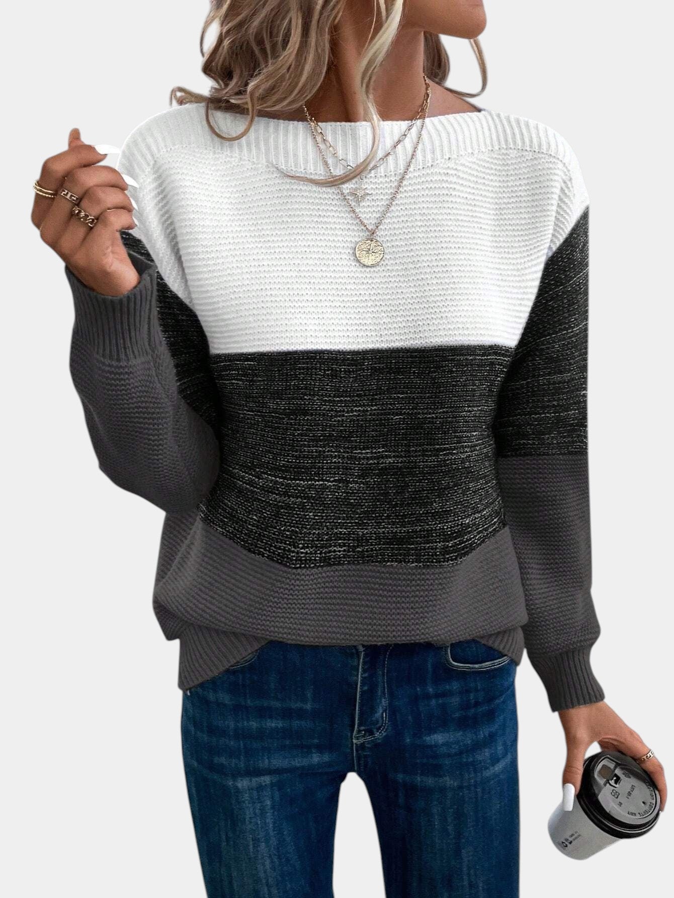 Serena | Miękki Gradientowy Sweter z Wygodnym Krojem