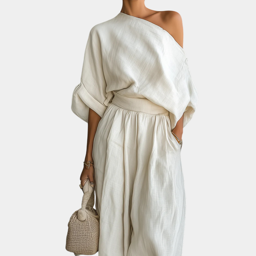 Helena | Zestaw Top i Spodnie Tapered