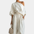 Helena | Zestaw Top i Spodnie Tapered