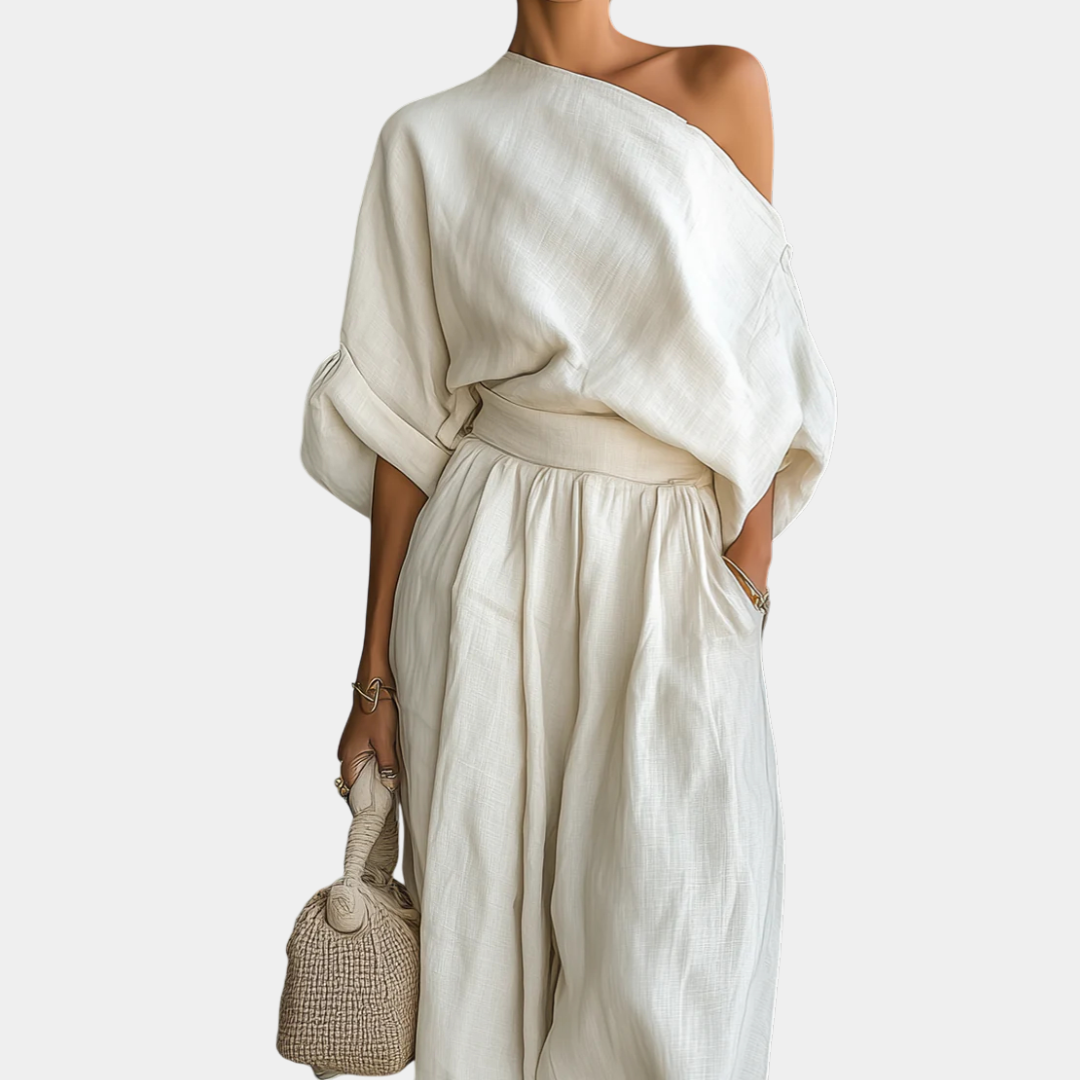 Helena | Zestaw Top i Spodnie Tapered
