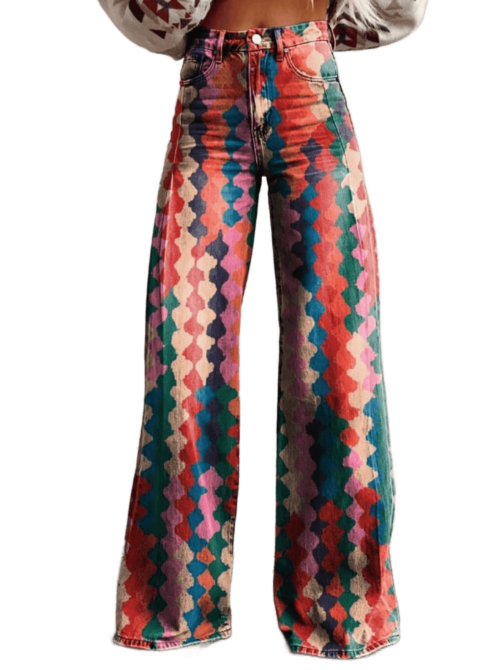 Amélie - Eleganckie Spodnie Boho