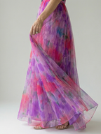 Isel | Miękka sukienka maxi typu wrap