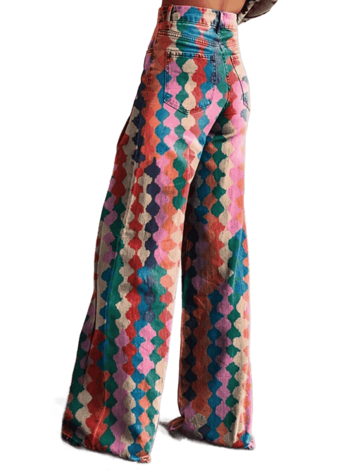 Amélie - Eleganckie Spodnie Boho