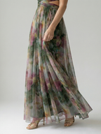 Isel | Miękka sukienka maxi typu wrap