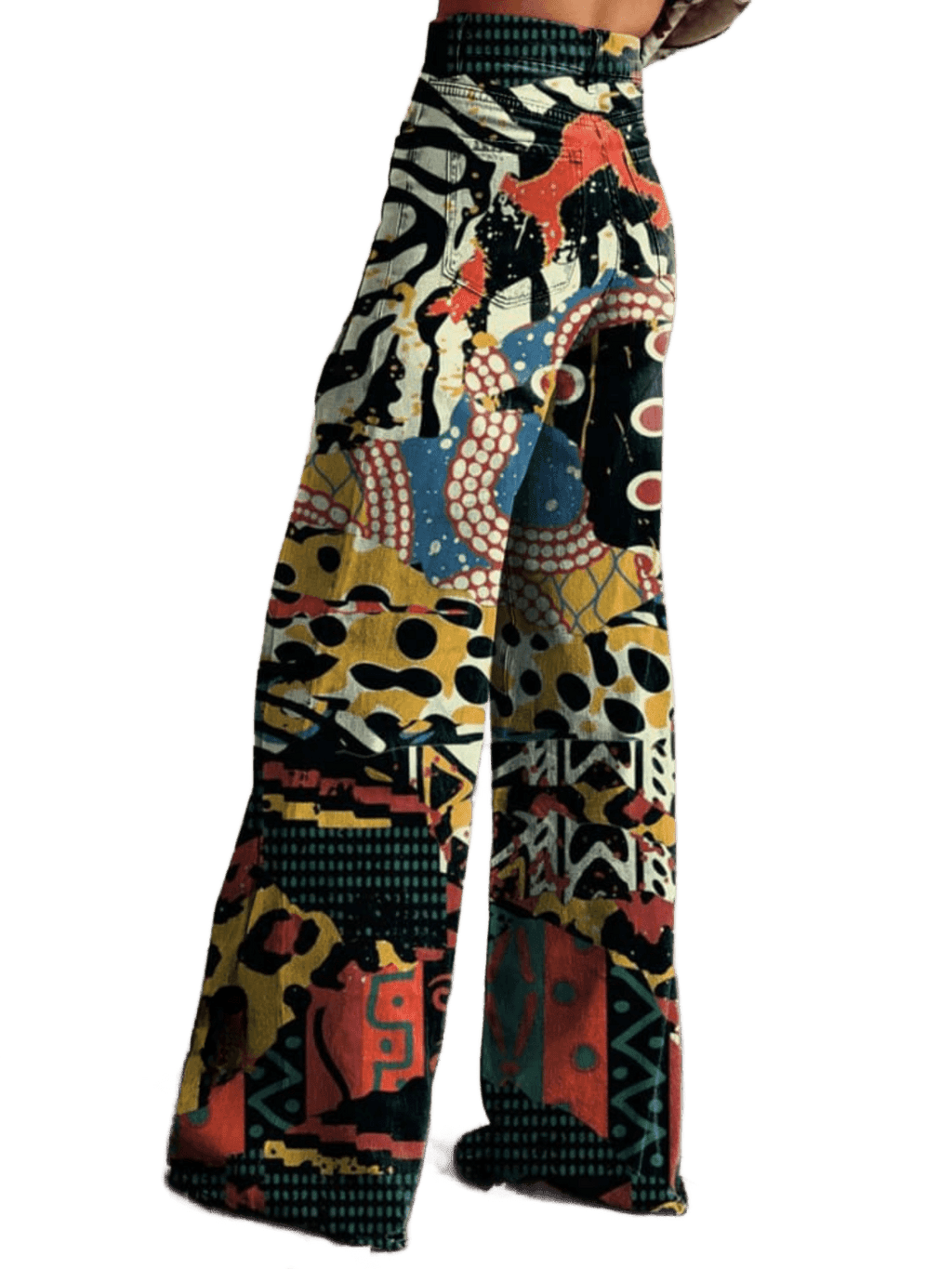 Élodie - Eleganckie Szerokie Spodnie