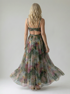 Isel | Miękka sukienka maxi typu wrap