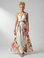 Amiel | Sukienka maxi w jasne, kwiatowe wzory