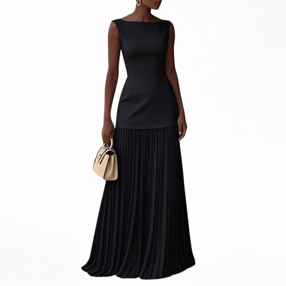 Celeste | Sukienka Maxi Plisowana