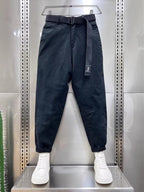 Laurent™ | Spodnie Capri z Pasem