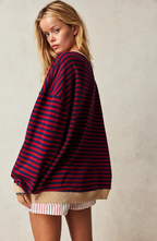 Mana | Pasiasty Oversize'owy Sweter