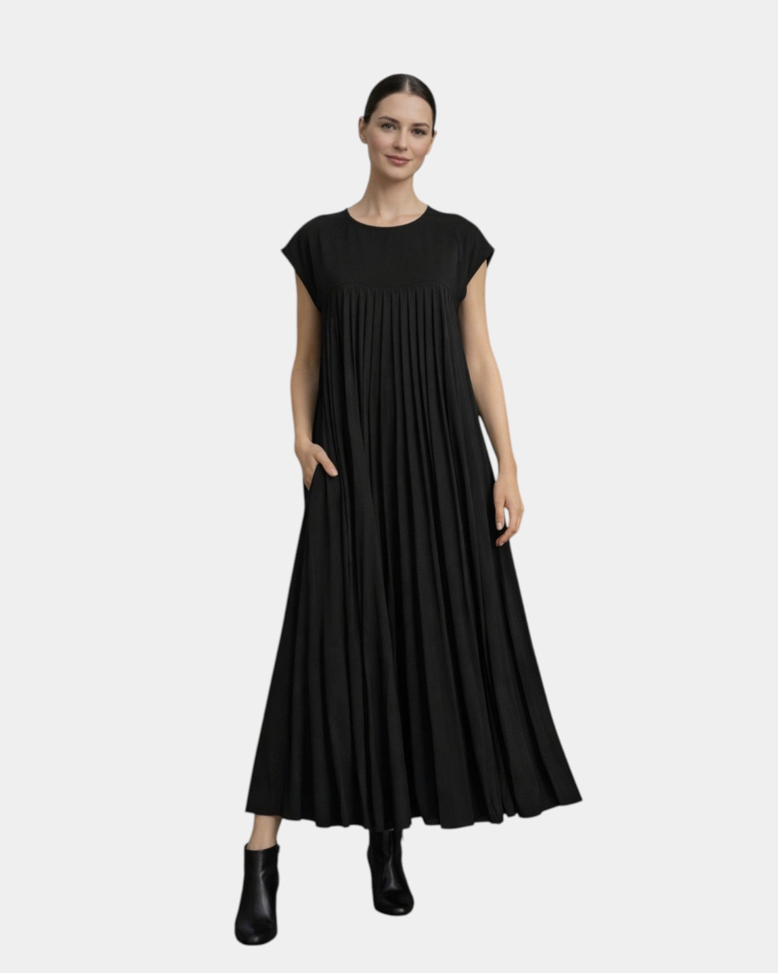 Marianne | Midi Plisowana Sukienka