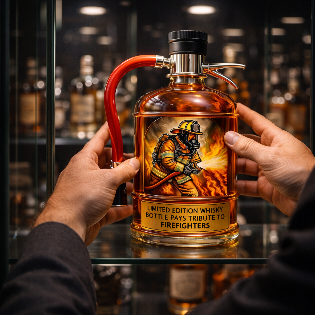 Butelka whisky - Wydanie strażaka