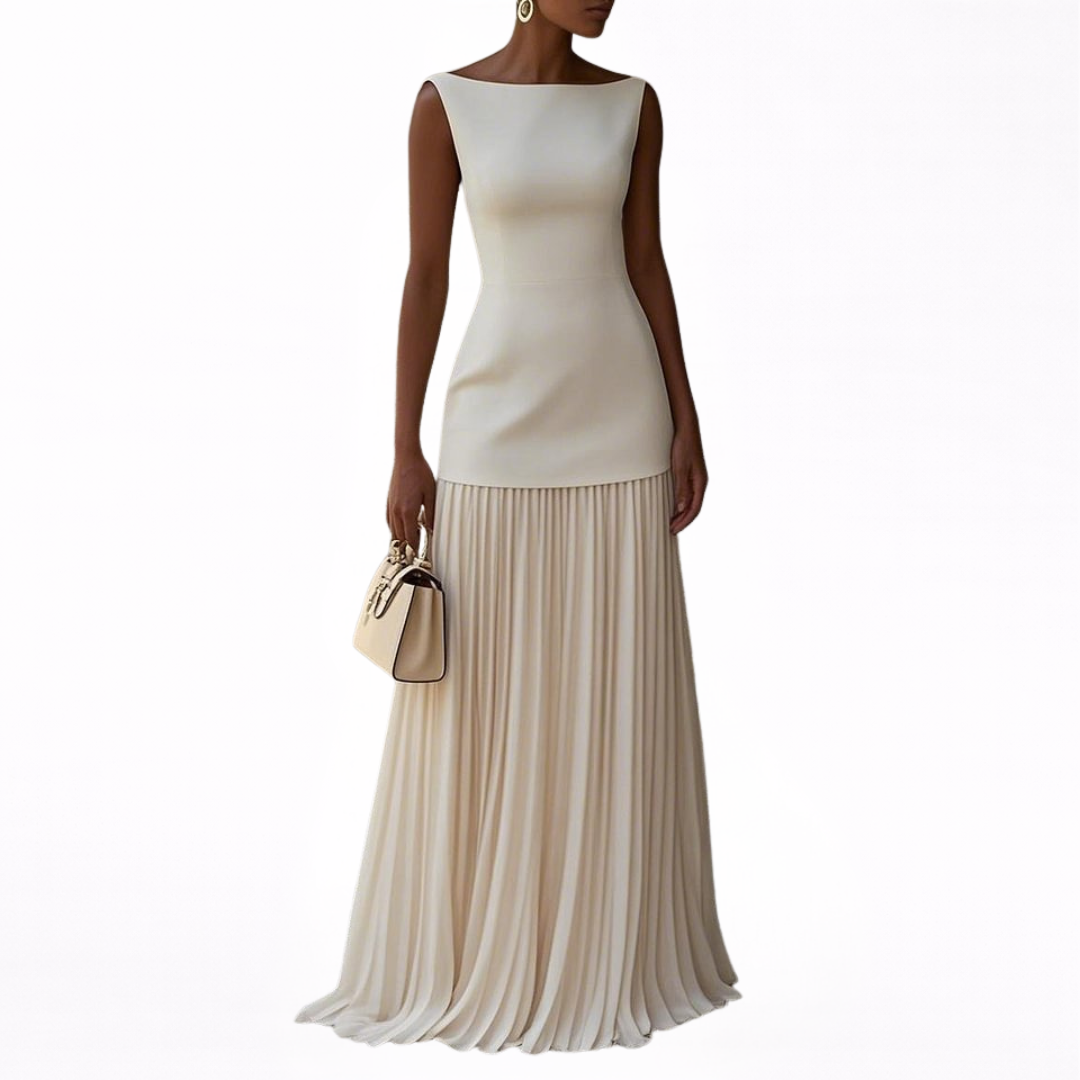Celeste | Sukienka Maxi Plisowana