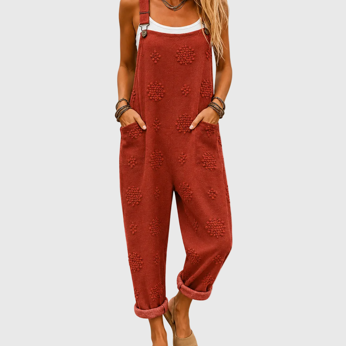 Salopette Comfort Rosso Mattone