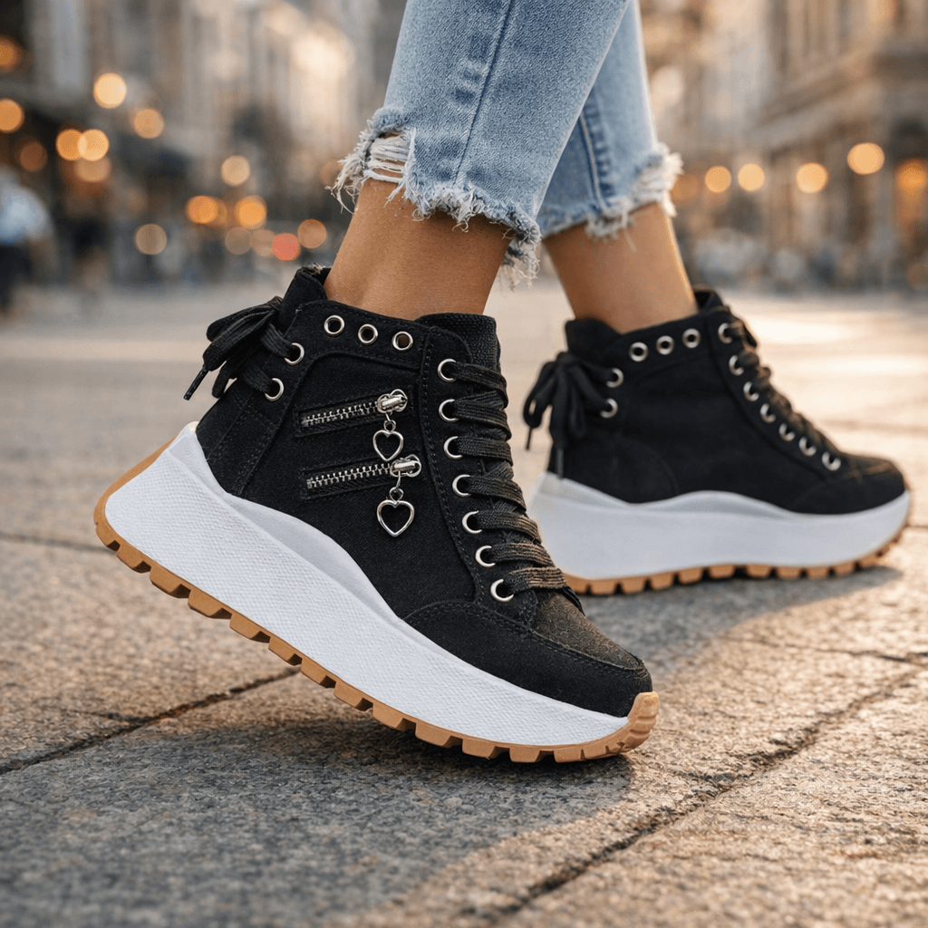 Nora™ – Miejskie Sneakersy na Platformie