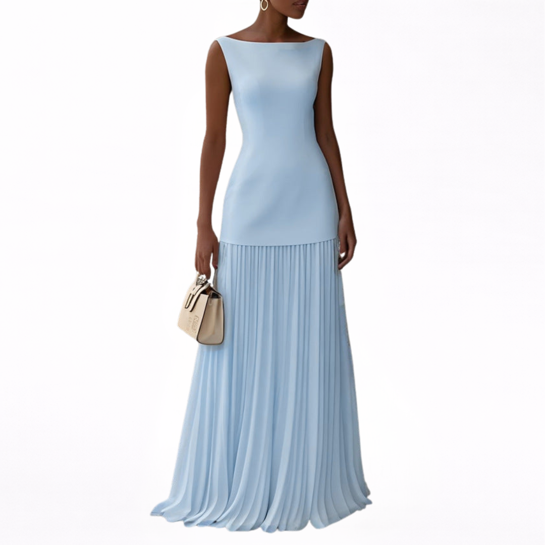 Celeste | Sukienka Maxi Plisowana