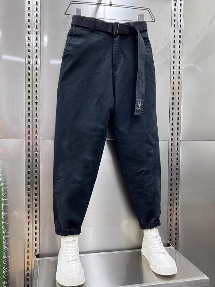 Laurent™ | Spodnie Capri z Pasem
