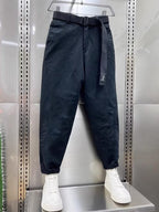 Laurent™ | Spodnie Capri z Pasem