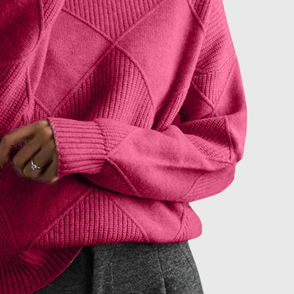 Lauren | Sweter z wysokim kołnierzem