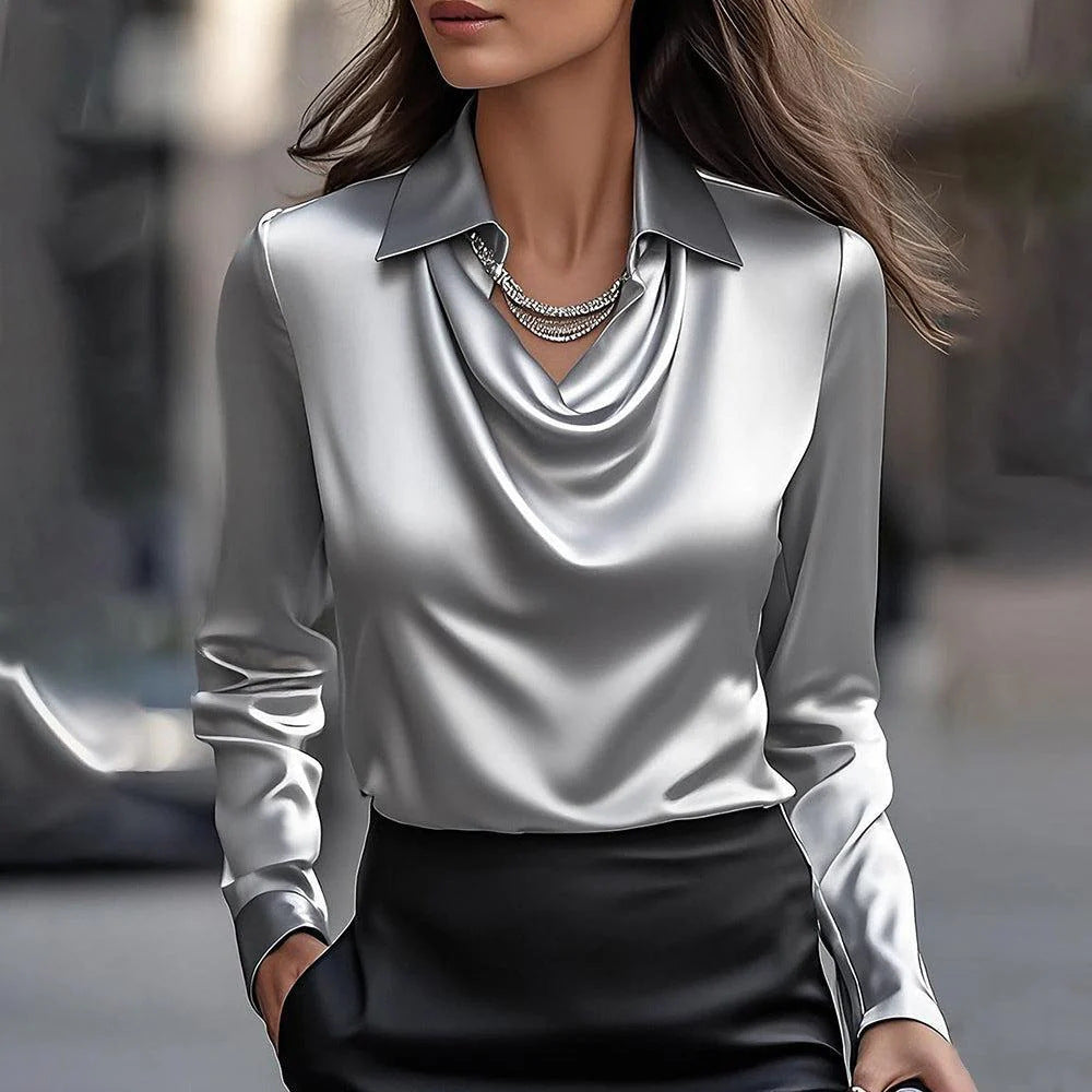 Emma | Elegancka, Błyszcząca Koszula