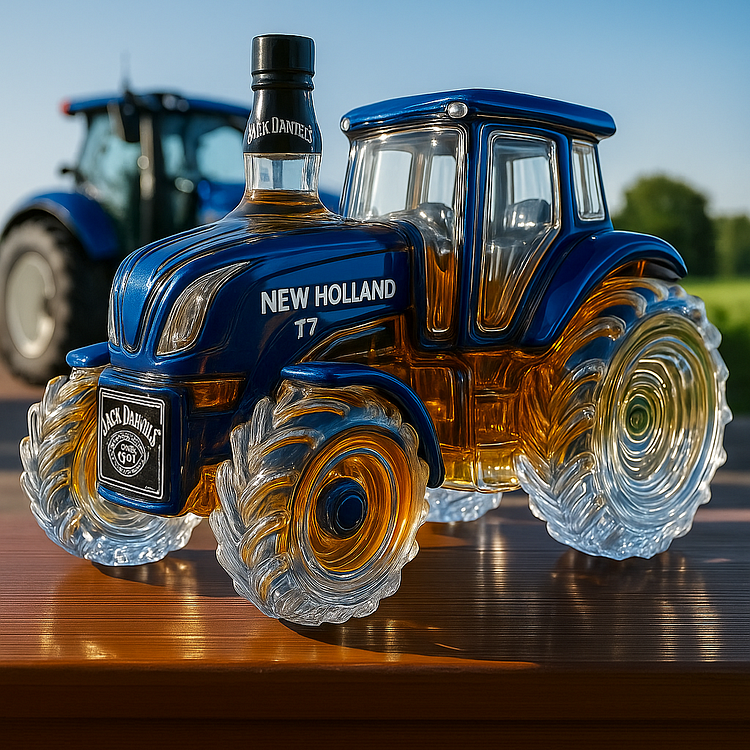 Nowa Hollandia T7™ butelka whisky | Klasyczny kształt ciągnika