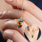 Elegancka Kolia Kolibri z Dodatkowymi Kolczykami