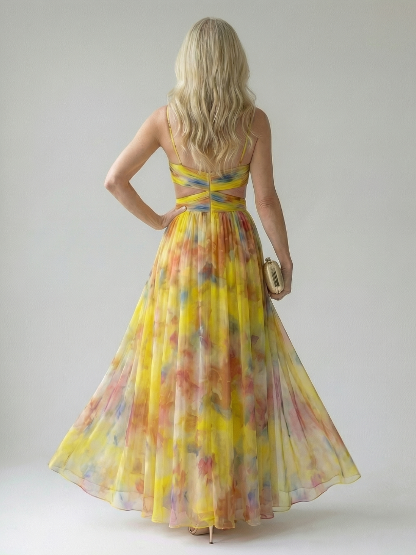 Isel | Miękka sukienka maxi typu wrap