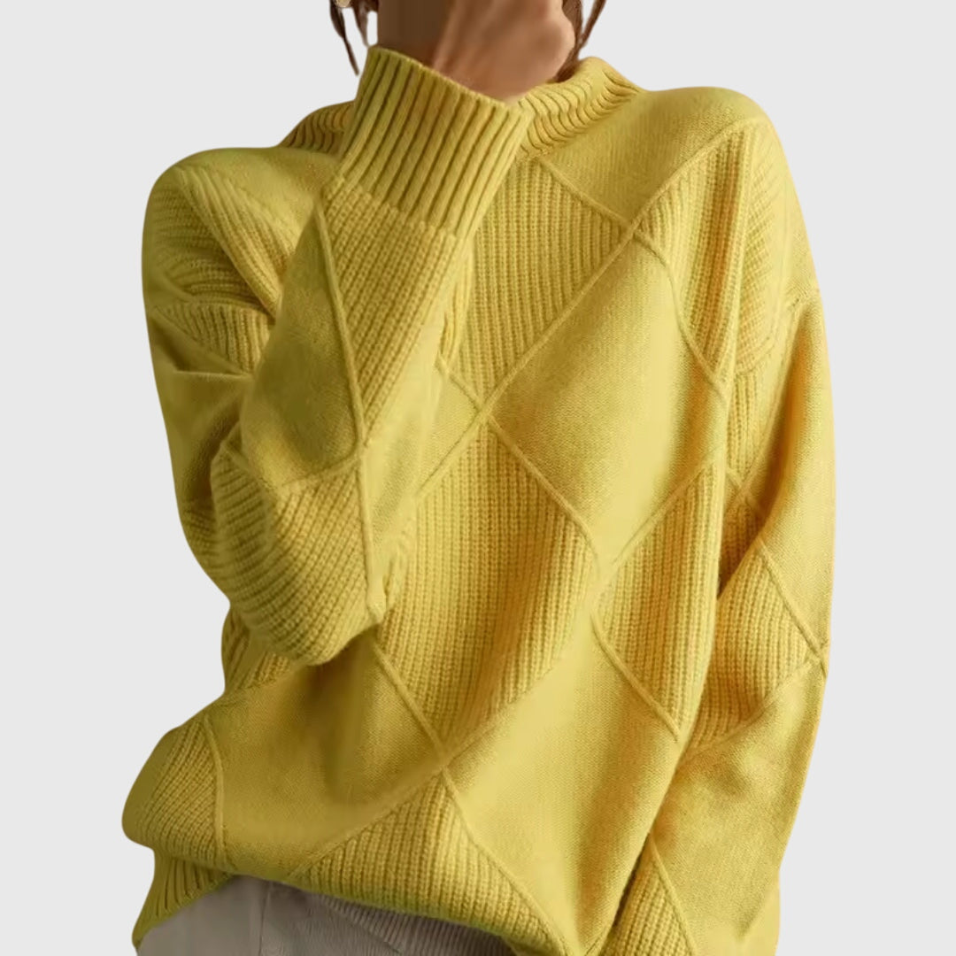 Lauren | Sweter z wysokim kołnierzem