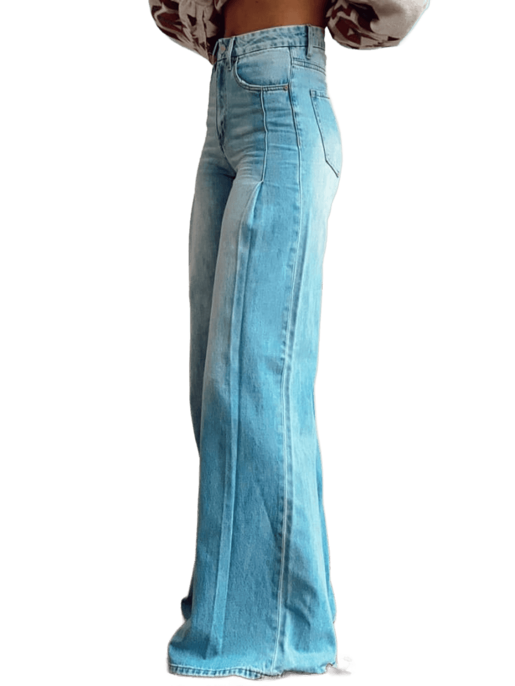 Lucia - Eleganckie Szerokie Spodnie