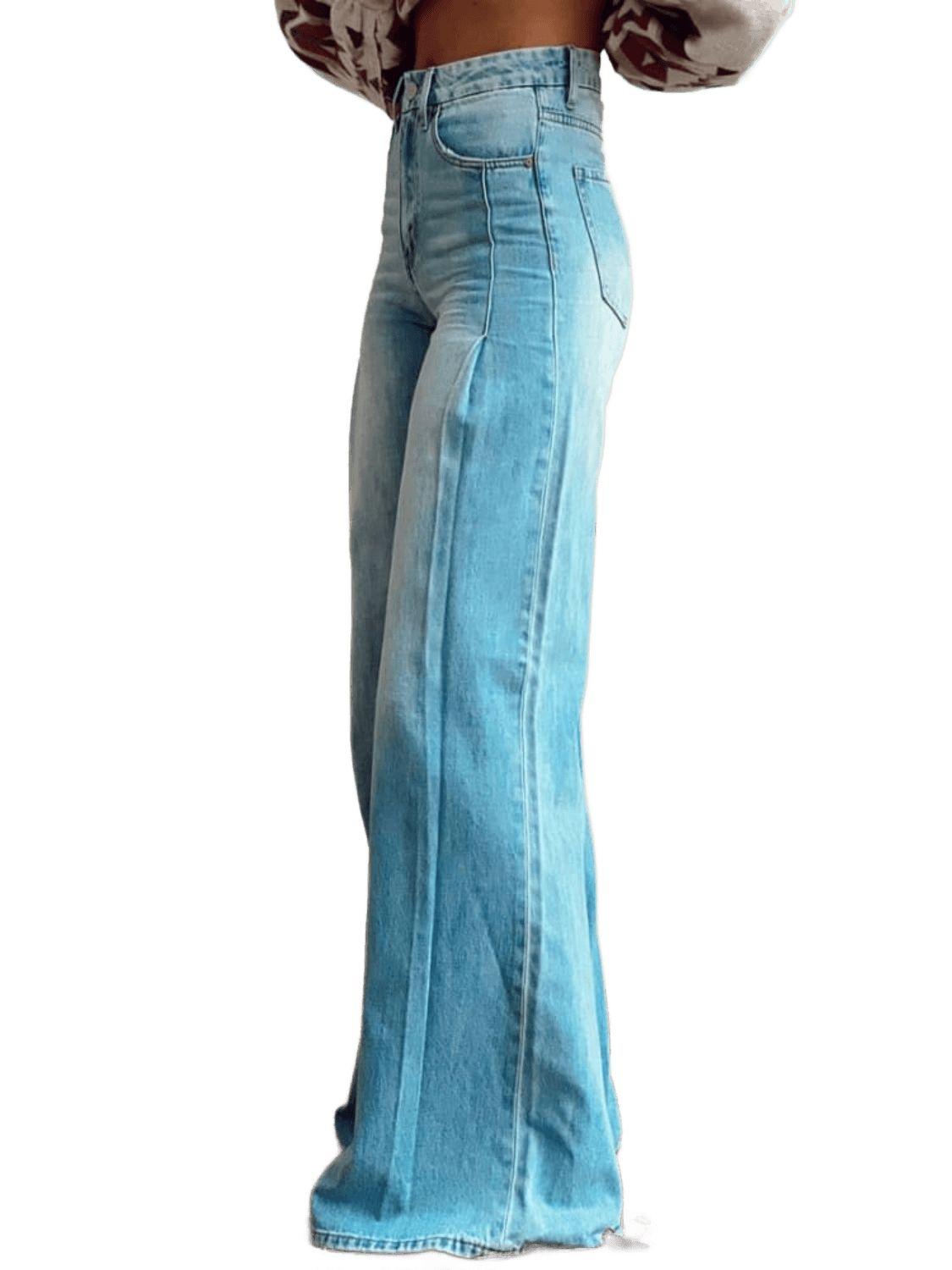 Lucia - Eleganckie Szerokie Spodnie
