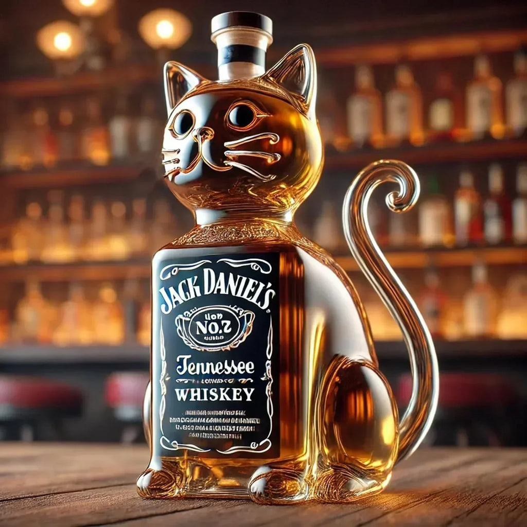 Butelka whisky - Edycja z kotem