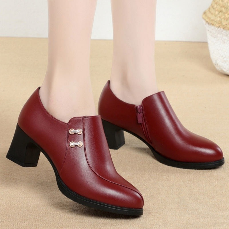 Damskie buty z prawdziwej skóry
