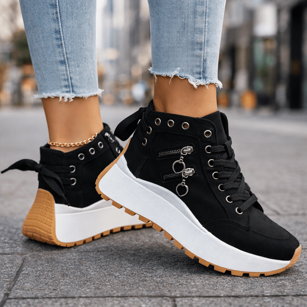 Nora™ – Miejskie Sneakersy na Platformie
