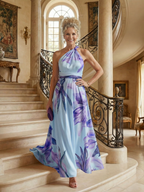 Amiel | Sukienka maxi w jasne, kwiatowe wzory