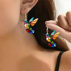 Elegancka Kolia Kolibri z Dodatkowymi Kolczykami