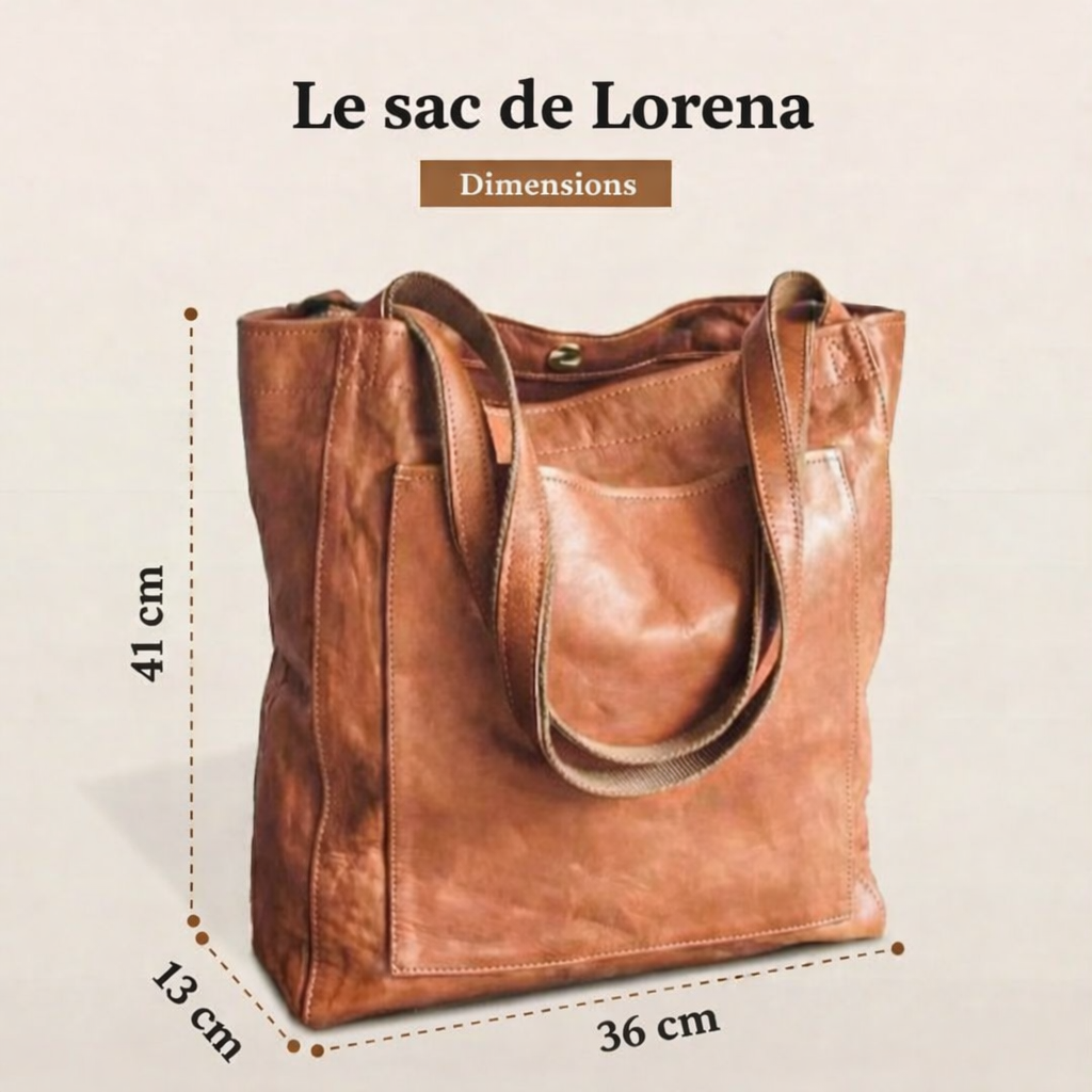 Lorena | Nowoczesna i elegancka skórzana torba