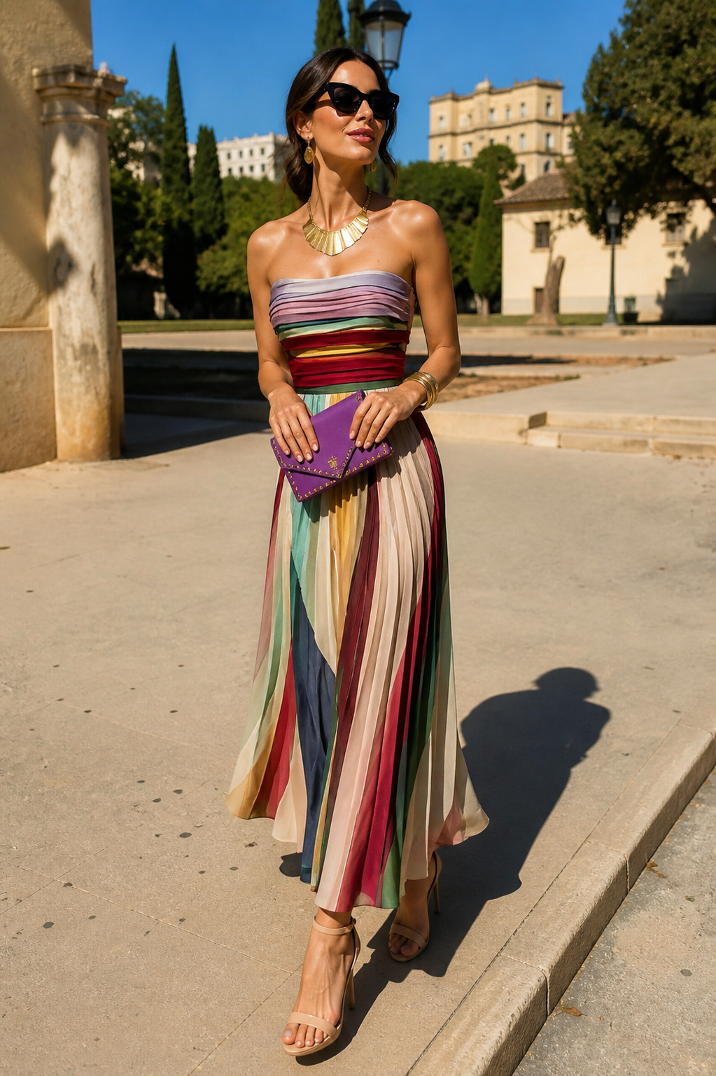 Evelyn | Elegancka Sukienka Długa