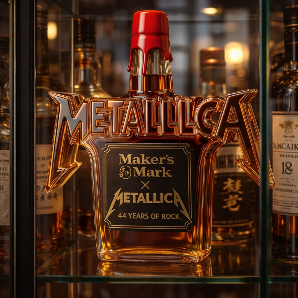 Butelka whisky - Edycja Rock Metallica
