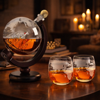 Butelka whisky - Edycja mapy świata