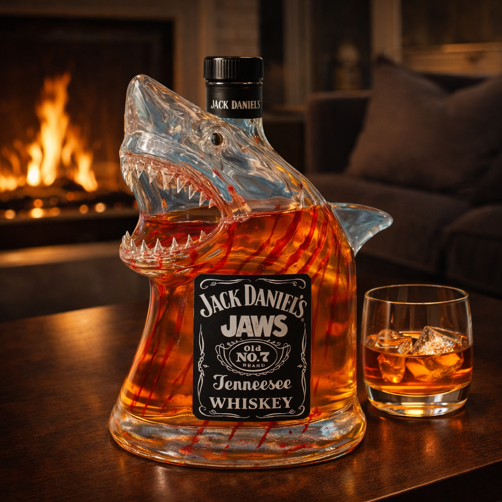 Butelka whisky - Edycja Rekin
