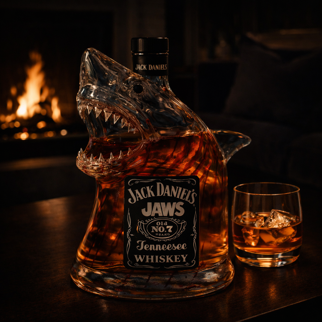 Butelka whisky - Edycja Rekin