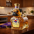 Butelka whisky - Edycja Bulldog Francuski