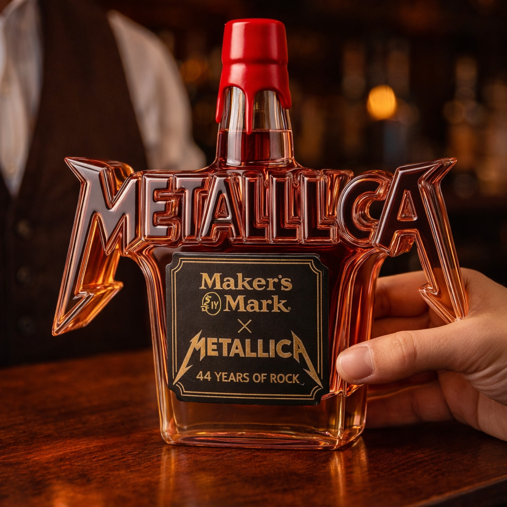 Butelka whisky - Edycja Rock Metallica