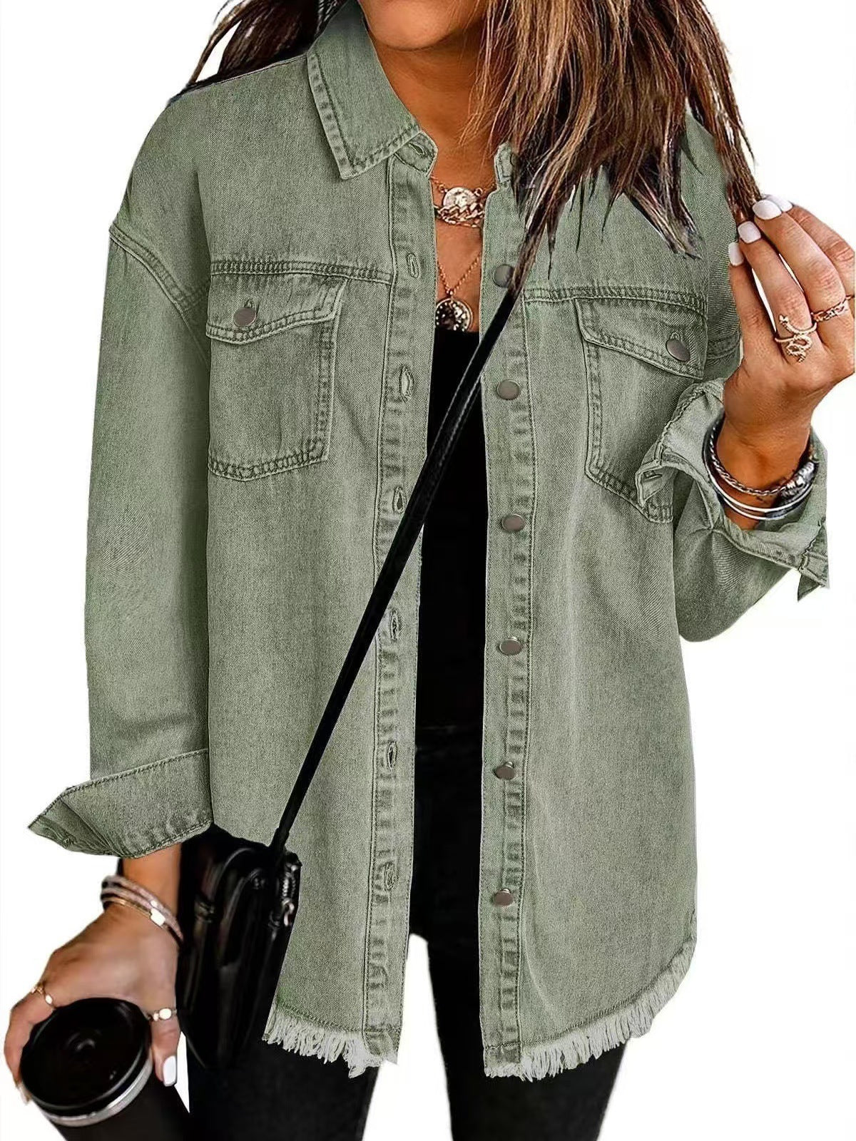 Sofia Denim™ | Elegancka kurtka dżinsowa