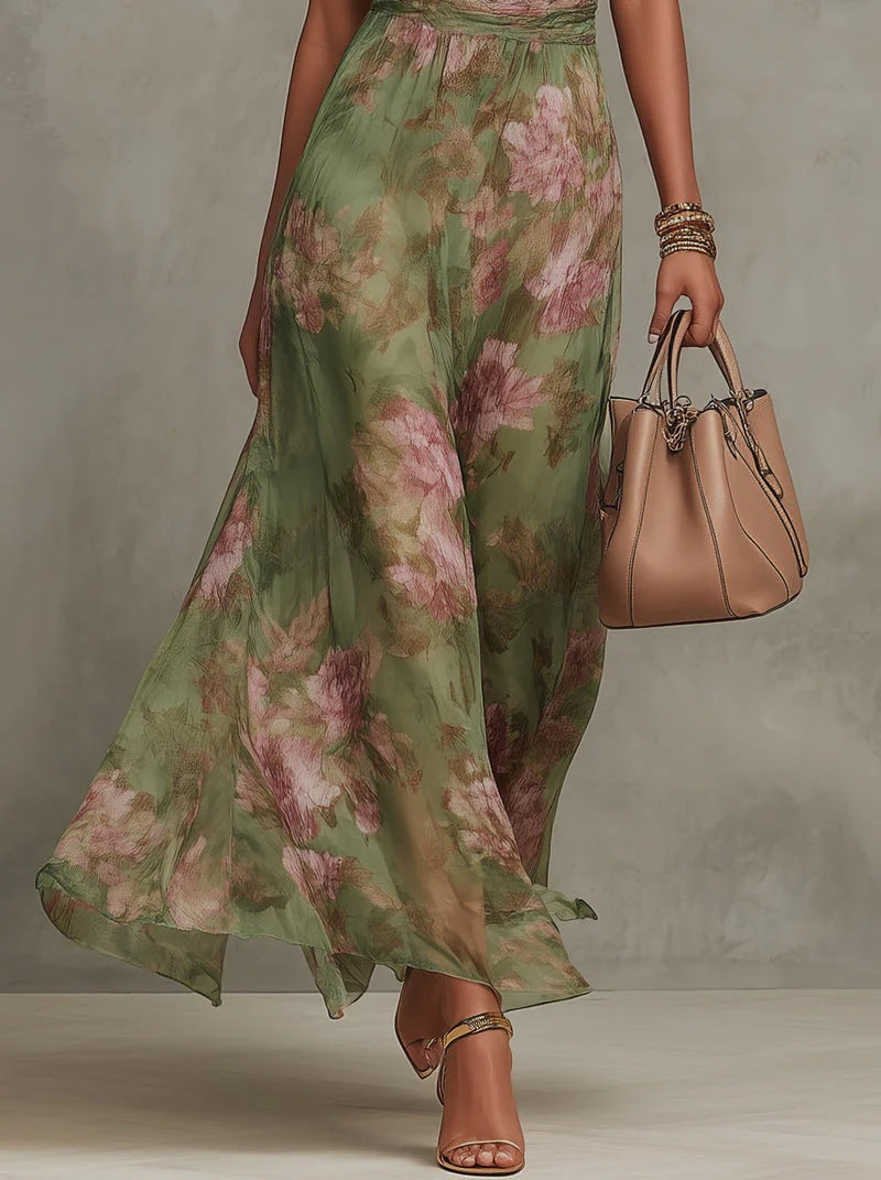 Aria™ | Plisowana sukienka maxi dla kobiet