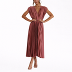 Isla | Elegancka plisowana sukienka