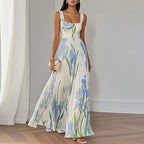 Oriah | Sukienka Maxi A-Line Kwiatowa