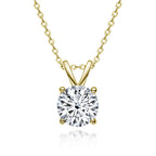 Ekskluzywna srebrna kolia z diamentami moissanite