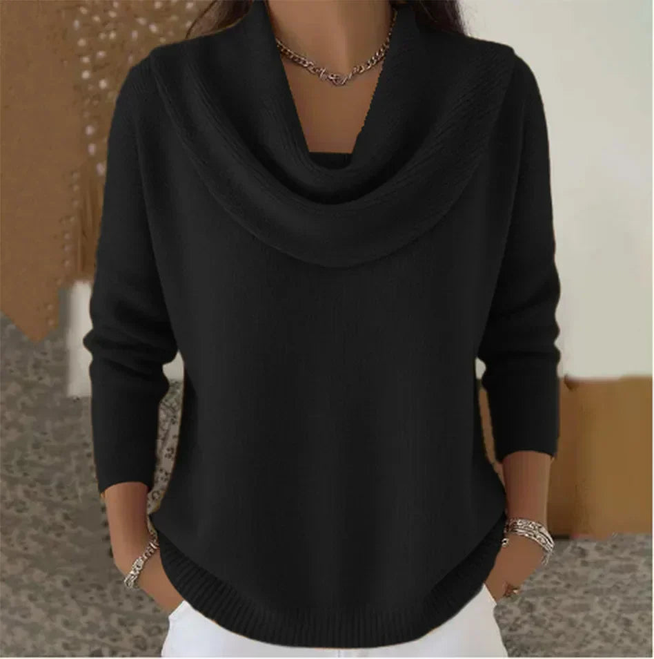 Ruby™ | Sweter z miękkim kołnierzem