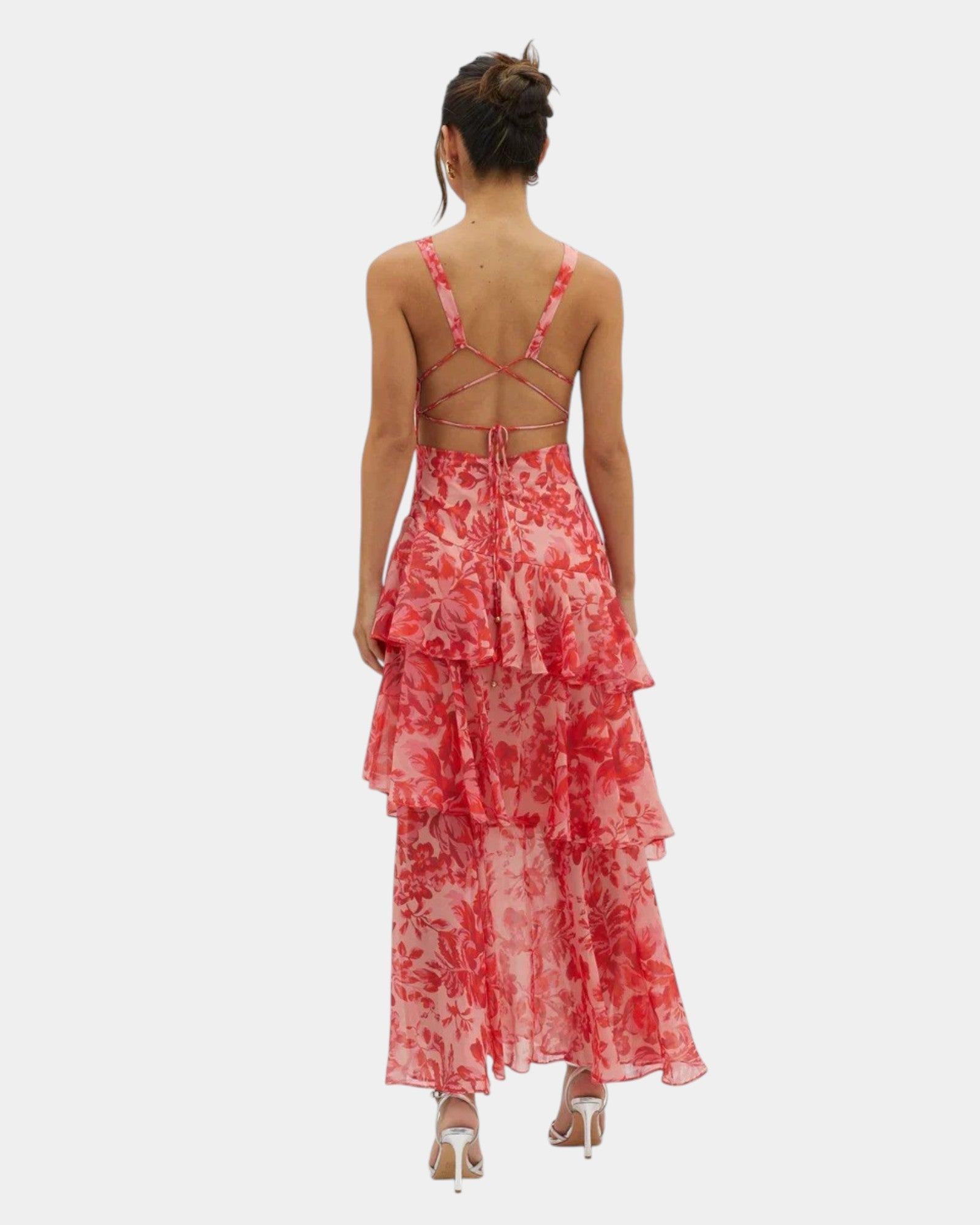 Isa | Elegancka maxi sukienka w kwiaty